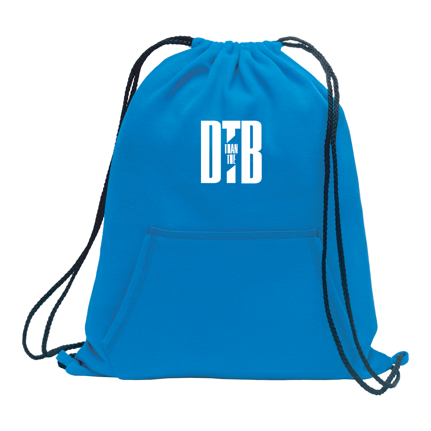 DTTB Logo Fleece Sweatshirt Cinch Bag - Royal Blue