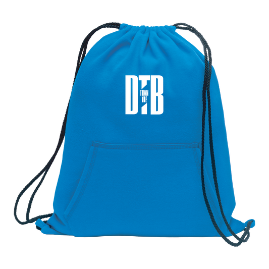 DTTB Logo Fleece Sweatshirt Cinch Bag - Royal Blue
