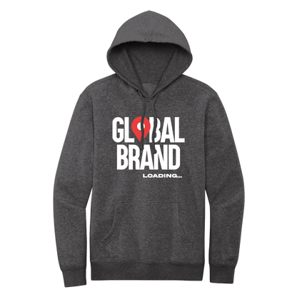 Global Brand Loading... Hoodie - Heather Charcoal