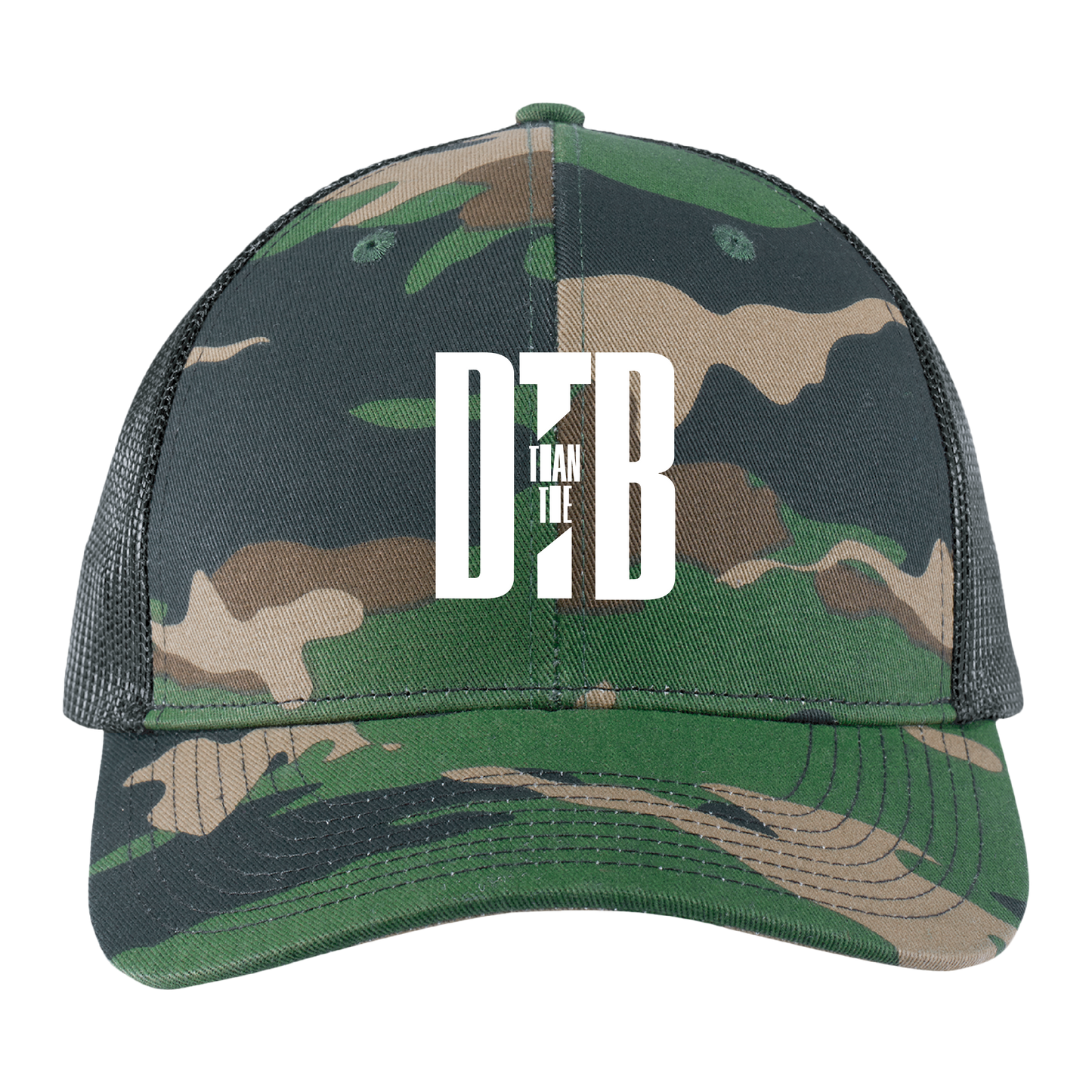 DTTB - Snapback Trucker Hat - Military Camo